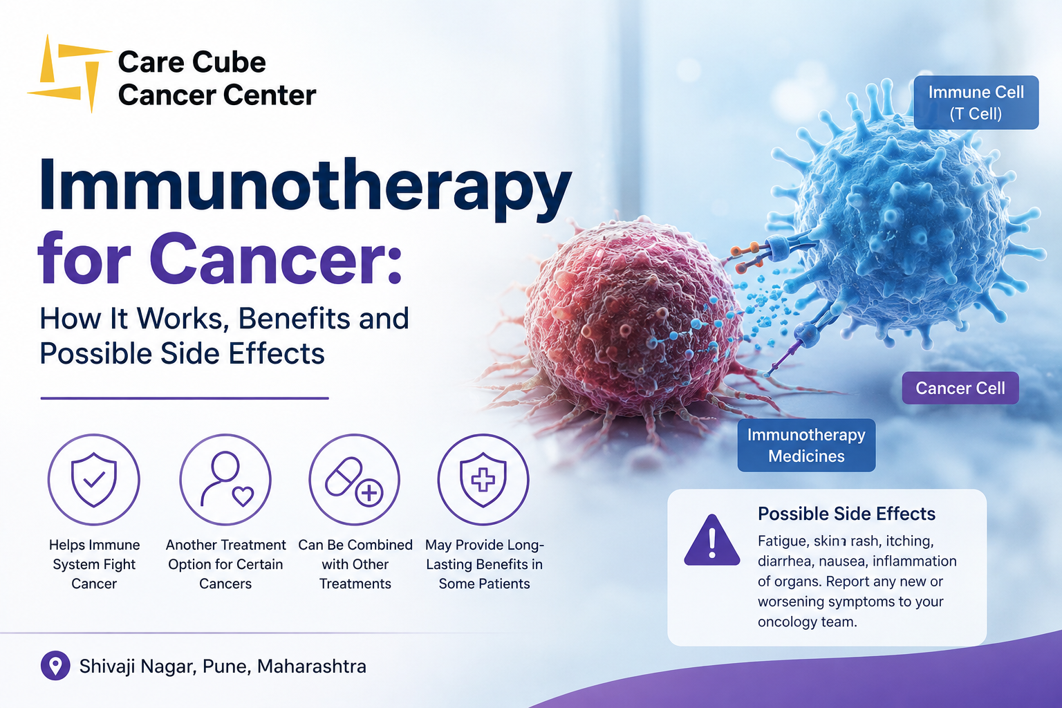 Immunotherapy for Cancer: How It Works, Benefits and Possible Side Effects
